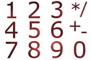 Numbers Typography Images 2
